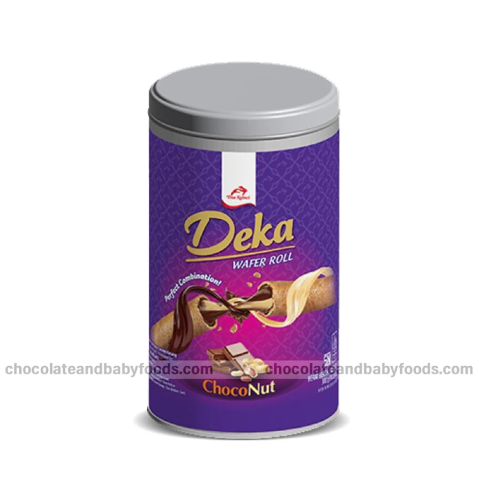 Deka Food Deka Choco Nut Wafer Roll 360gm - chocolateandbabyfoods.com
