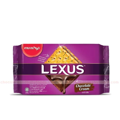 Munchy's Lexus Chocolate Cream Sandwich Crackers 190gm