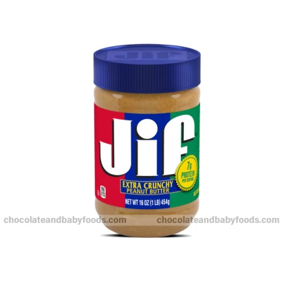 Jif Extra Crunchy Peanut Butter 454gm