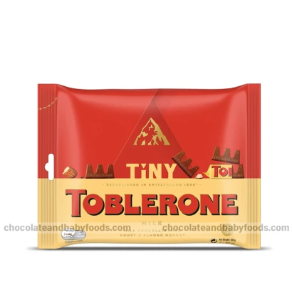 Toblerone Tiny Milk Chocolate with Honey & Almond Nougat 168gm