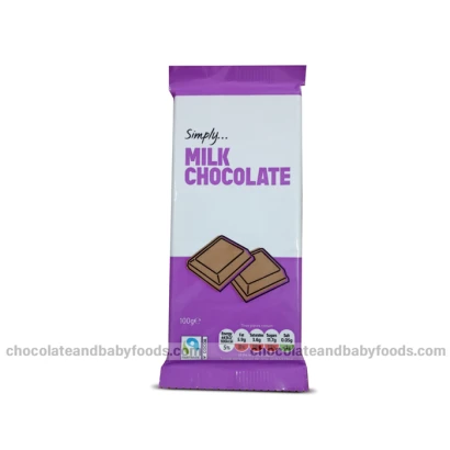 Simply Milk Chocolate Bar 100gm