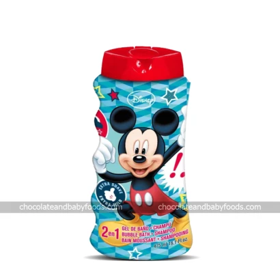 Disney Mickey Mouse 2in1 Bubble Bath & Shampoo 475gm