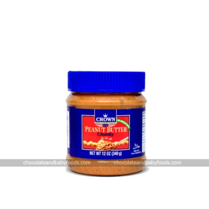 Crown Peanut Butter Chunky 340gm