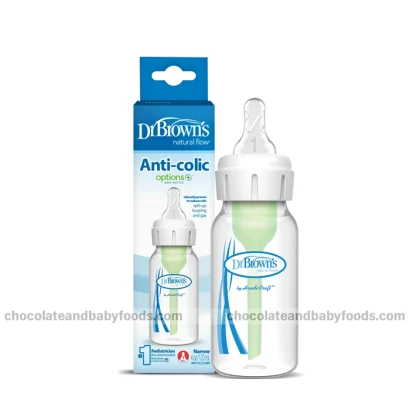 Dr Brown's Options+ Anti-Colic Narrow Feeding Bottle (0m+) 120ml