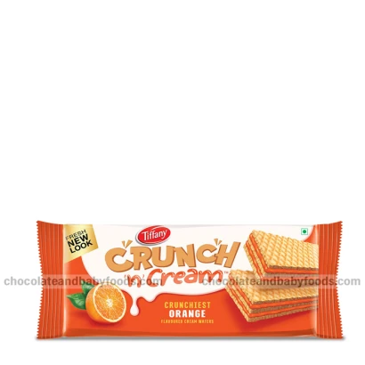 Tiffany Crunchy n Cream Orange Wafers 65gm