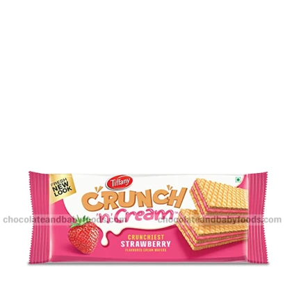 Tiffany Crunchy n Cream Strawberry Wafers 65gm