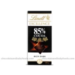 Lindt Excellence 85% Cocoa Rich Dark Chocolate Bar 100gm