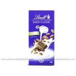 Lindt Swiss Classics Swiss Milk Chocolate with Gently Roasted Almonds 100gm