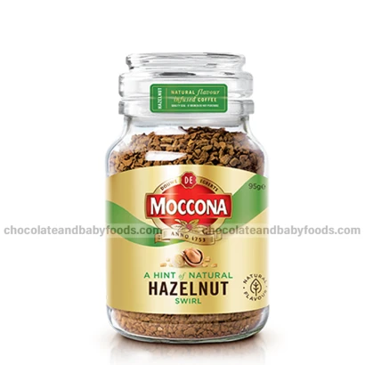 Moccona Natural Hazelnut Swirl Coffee 95gm