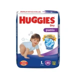 Huggies Dry Pants L (9-14KG) 40+8pcs