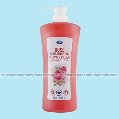 Boots Rose Moisturising Shower Cream 1000ml