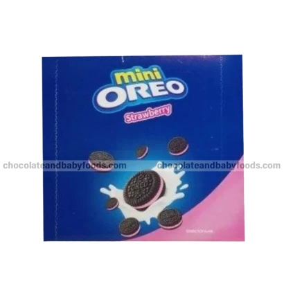 Mini Oreo Strawberry Sandwich Cookies Box (10pcs) 204gm