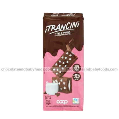 Itrancini di Pan di Spagna con Cacao c Latte (10pcs) 300gm