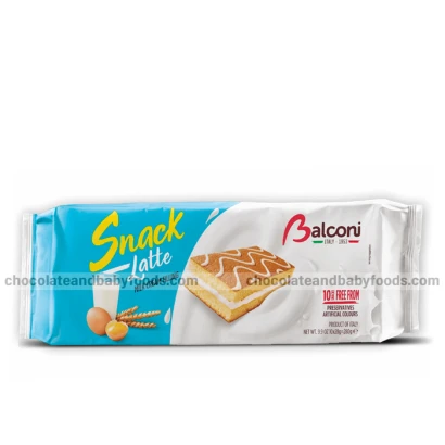 Balconi Snack Latte Milk Cream Filling Cake (10pcs) 280gm