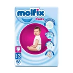 Molfix Size - 3 (Pants System) (6-11kg) 58pcs