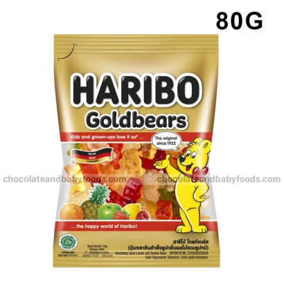 Haribo Goldbears Gummy Candy 80G