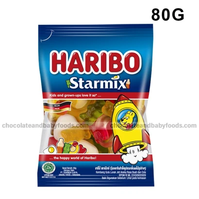Haribo Starmix Gummy Candy 80G