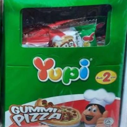Yupi Gummy Pizza 168 gm box