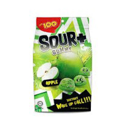 Sour+ apple Gummy candy 95g
