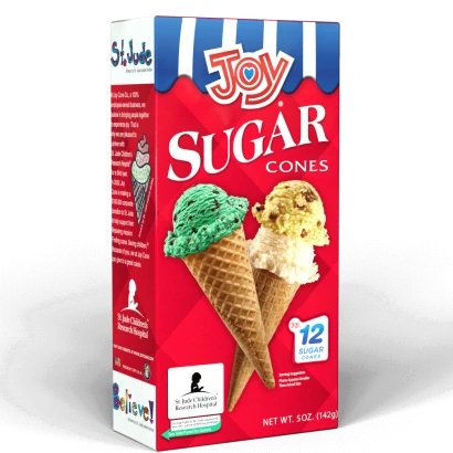 Joy Sugar Cones 142G