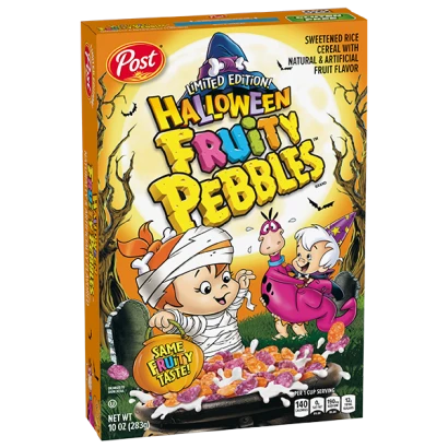 Post Halloween Fruity Pebbles Cereal 283G