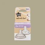 Tommee Tippee Natural Start 2X Slow Flow Start Teats 0m+