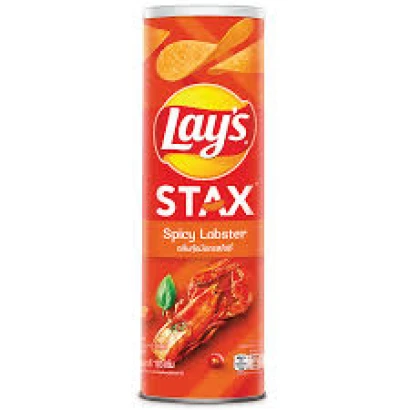 Lay's Stax Spicy Lobster Chips 100gm