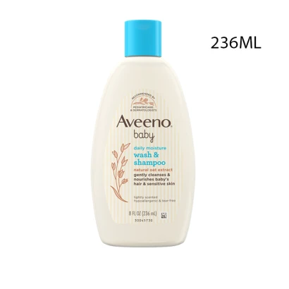 Aveeno Baby Daily Moisture Wash & Shampoo 236ml