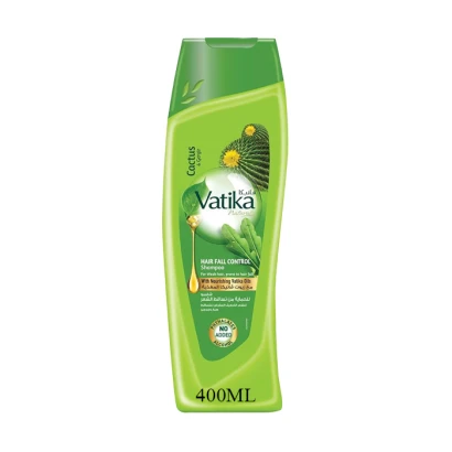 Vatika Naturals Cactus & Gergir Hair Fall Control Shampoo 400ml