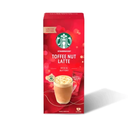 Starbucks Toffee Nut Latte Rich & Buttery Coffee (4sticks) 86gm