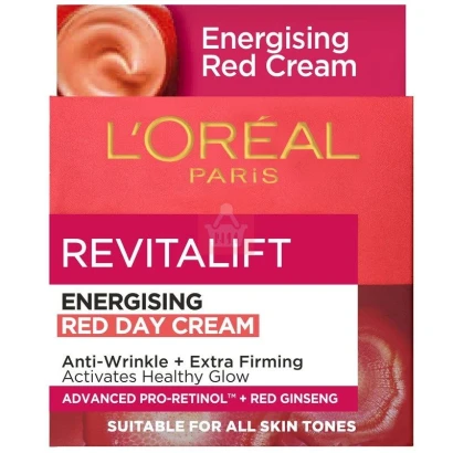 L'oreal Paris Revitalift Energising Red Day Cream 50gm