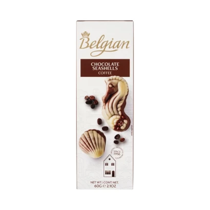 Belgian Chocolate Seashells Coffee 60gm
