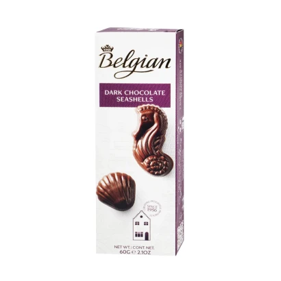 Belgian Dark Chocolate Seashells 60gm