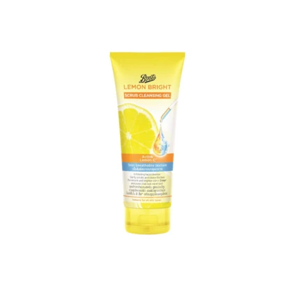 Boot's Lemon Bright Scrub Cleansing Gel 100ml