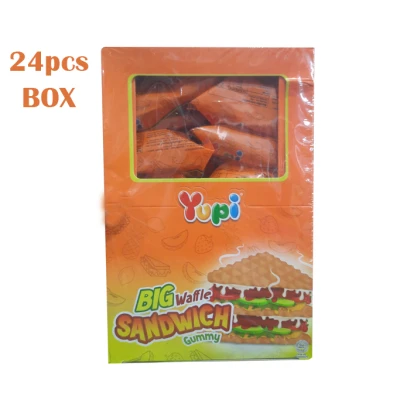 Yupi Big Waffle Sandwich Gummy Box (24pcs X 28gm) 672gm