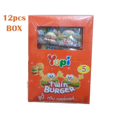 Yupi Twin Burger Gummy (12pcs X 14gm) 168gm