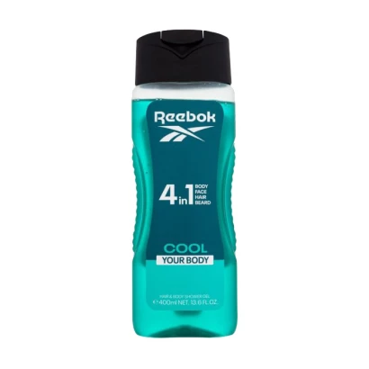Reebok 4in1 Cool Your Body Hair & Body Shower Gel 400ml