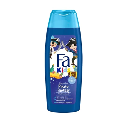 FA Kids Pirate Fantasy Wild Ocean Scent Shower Gel & Shampoo 250ml
