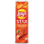 Lay's Stax Spicy Lobster Chips 100gm