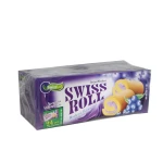 Swiss Roll Blueberry Flavor Cake (24pcs)