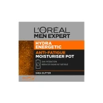 L'oreal Paris Men Expert Hydra Energetic Anti-Fatigue Moisturiser Pot (Shea Butter) 50ml