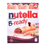 Nutella B-Ready Wafer Filled with Nutella-Hazelnut Spread with Cocoa (6pcs) 132gm