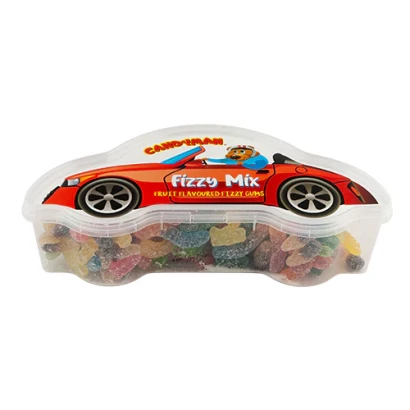 Candyman Fizzy Mix Fruit Flavor Fizzy Gums 350gm