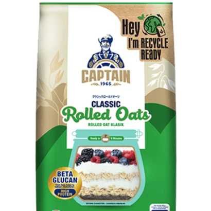 Captain Classic Rolled Oats 800gm