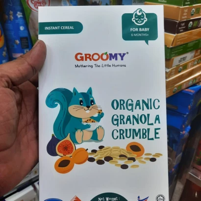 Groomy Organic Granola Crumble Instant Cereal (From 6m+) 150gm