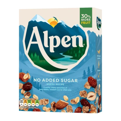 Alpen No Added Sugar Naturally Wholesome Muesli 550G