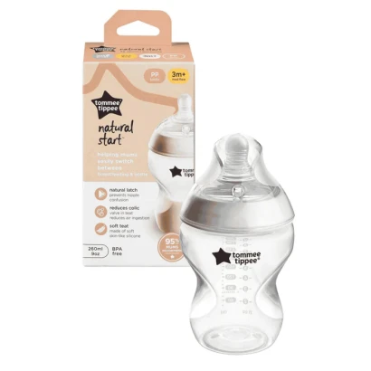 Tommee Tippee Natural Start Feeding Bottle (3m+) 260ml