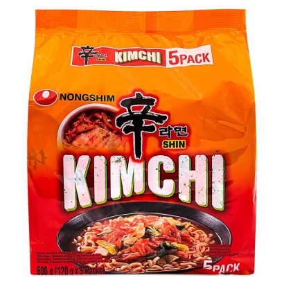 Nongshim Shin Kimchi Noodles (5pcs) 600gm