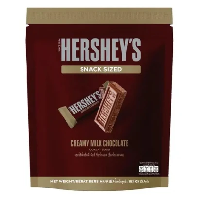 Hershey's Snack Size Creamy Milk Chocolate Pack 153gm