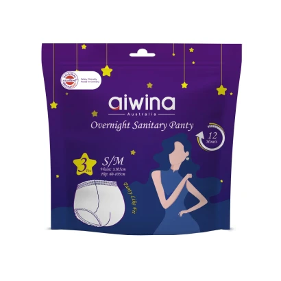 Aiwina Overnight Sanitary Panty S/M 3pcs